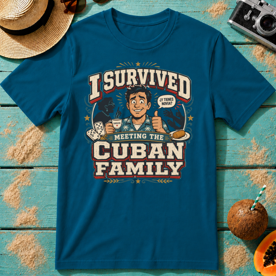 I Survived Meeting the Cuban Family - Boyfriend Shirt