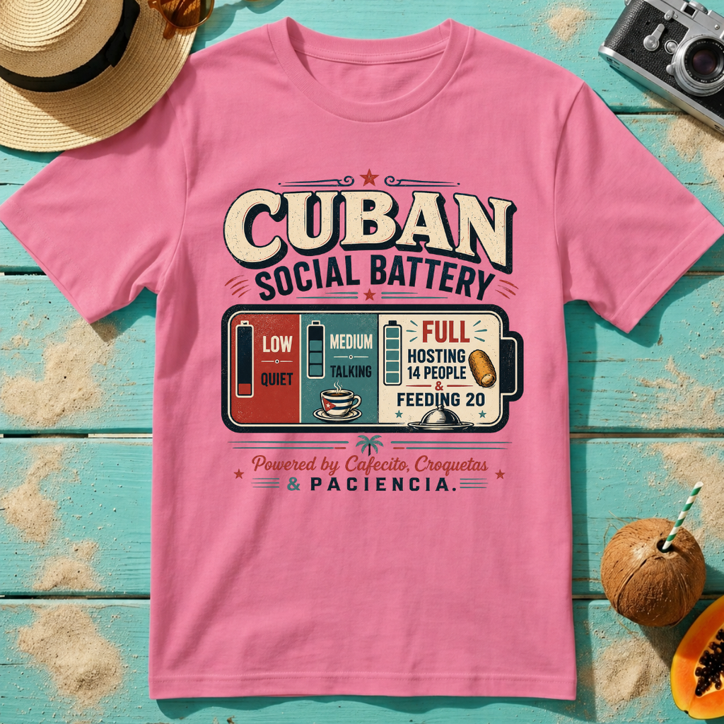 Cuban Social Battery: Low-Quiet, Medium-Talking, Full-Hosting 14 People and Feeding 20