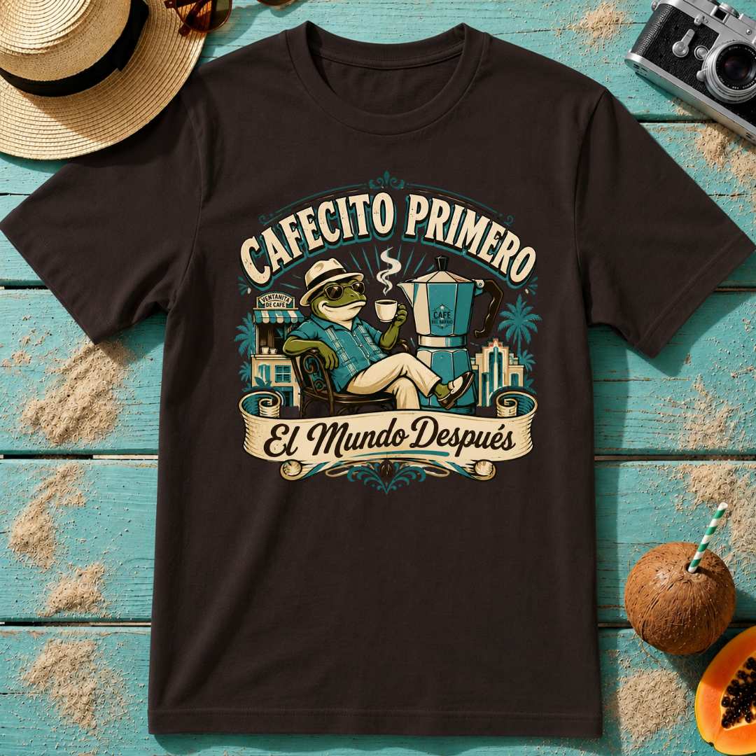 Cafecito Primero, El Mundo Después T-Shirt