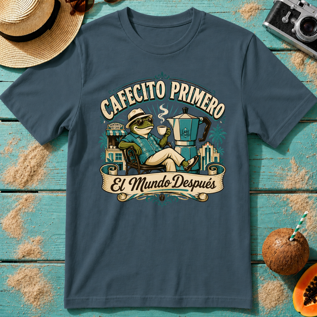 Cafecito Primero, El Mundo Después T-Shirt
