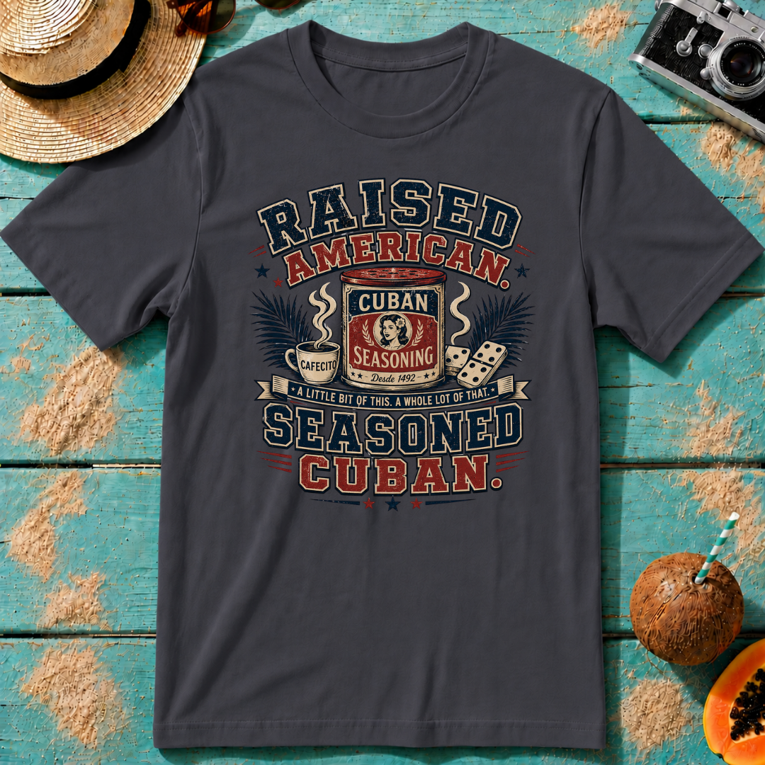 Raised American Seasoned Cuban