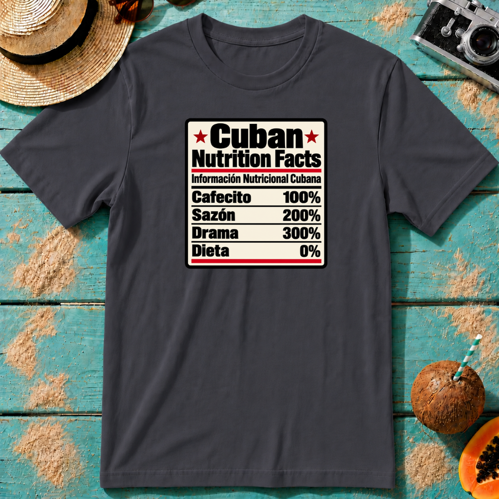 Cuban Nutrition Facts Label
