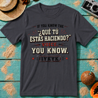 If You Know the ¿Qué Tú Estas Haciendo Voice, IYKYK