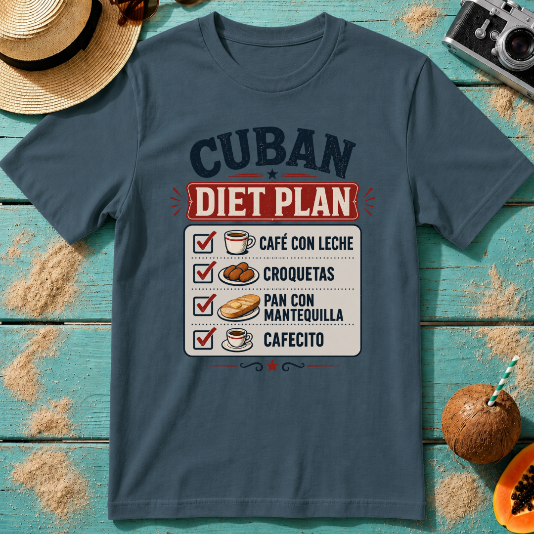 Cuban Diet Plan: Café Con Leche, Croquetas, Pan Con Mantequilla, Cafecito