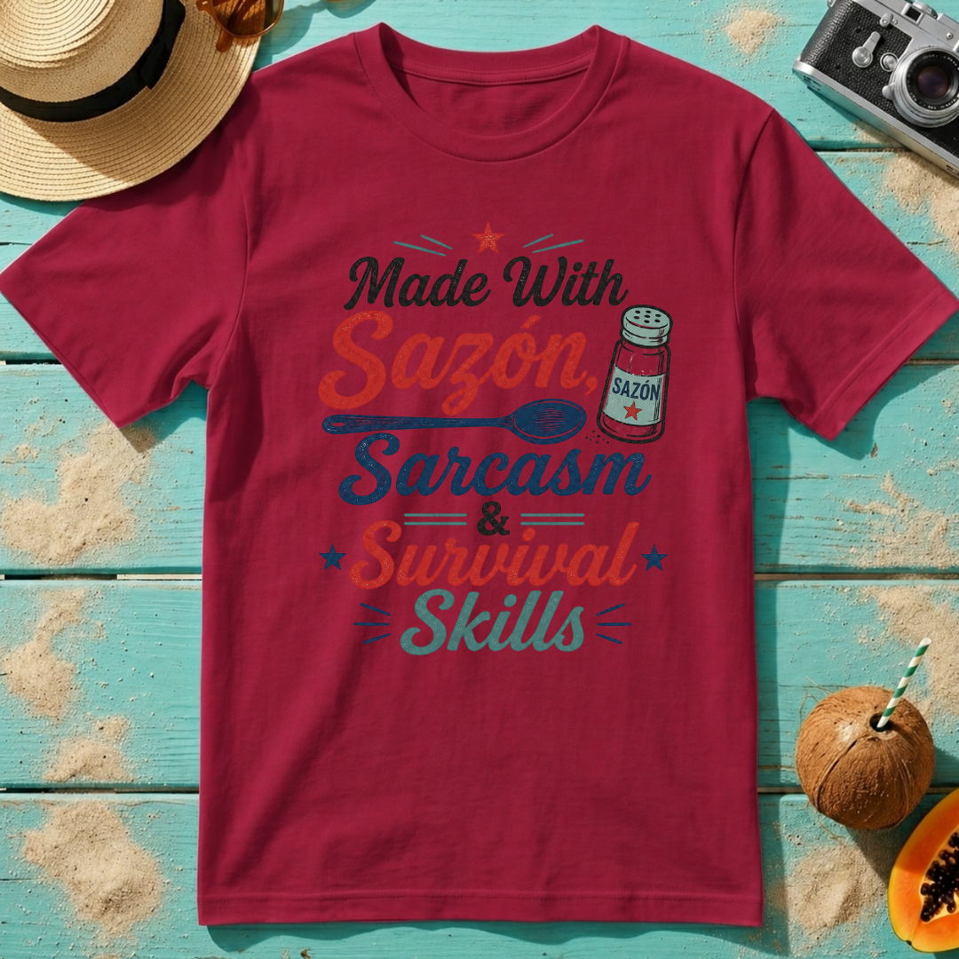 Made With Sazón, Sarcasm & Survival Skills