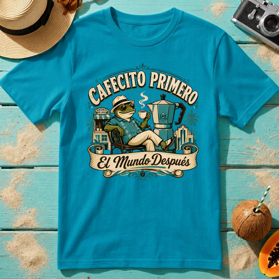 Cafecito Primero, El Mundo Después T-Shirt