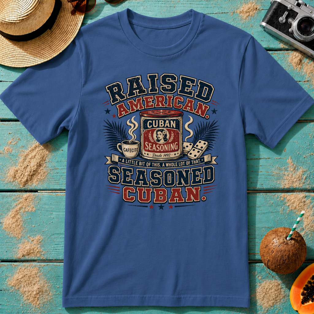 Raised American Seasoned Cuban