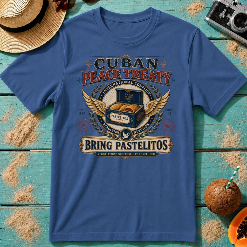 Cuban Peace Treaty: Bring Pastelitos: Negotiations Successfully Concluded.