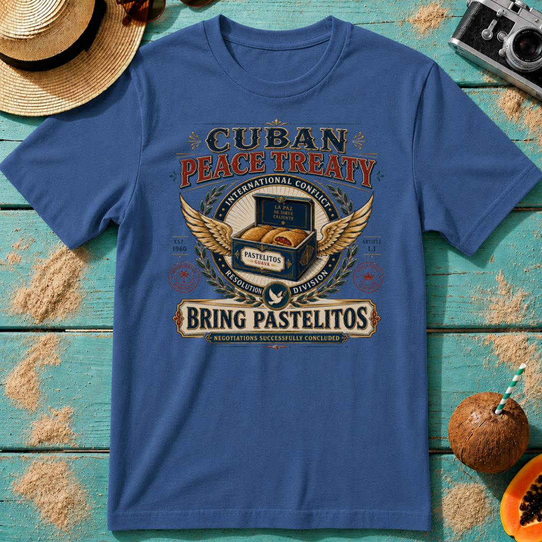 Cuban Peace Treaty: Bring Pastelitos: Negotiations Successfully Concluded.
