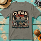 Cuban Dad Repair Service: Duct Tape. Cafecito. No Instructions.