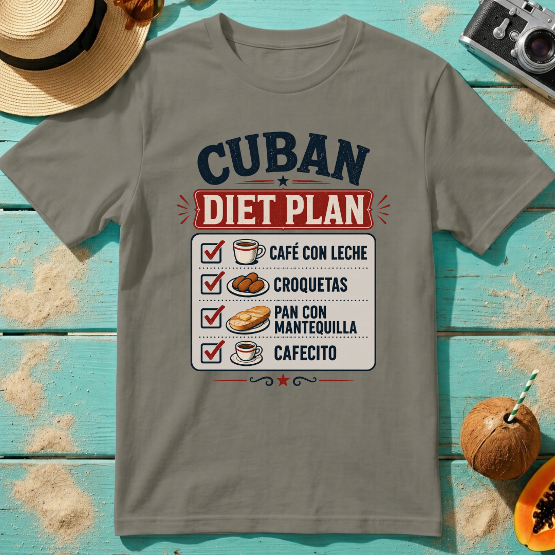 Cuban Diet Plan: Café Con Leche, Croquetas, Pan Con Mantequilla, Cafecito
