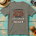 If You Know the Apaga Esa Luz Voice, IYKYK