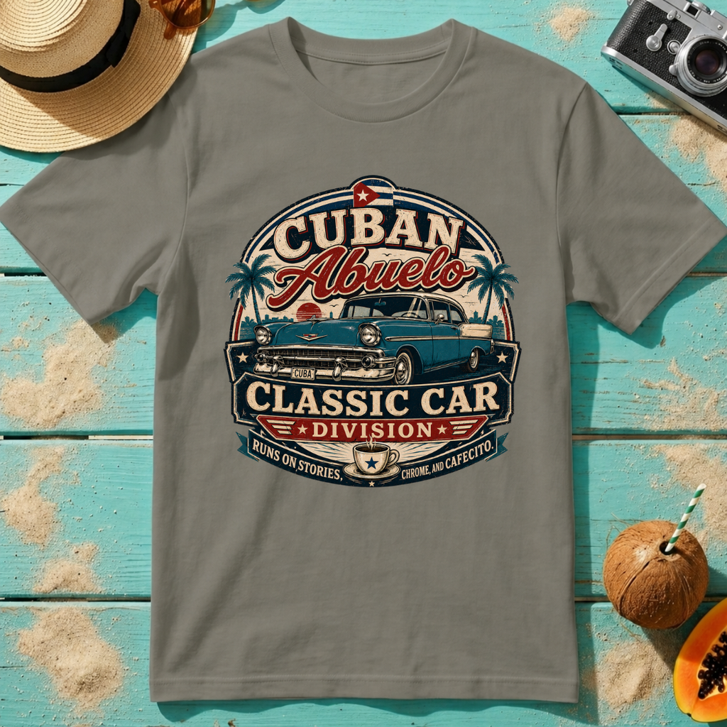 Cuban Abuelo - Classic Car Division T-Shirt