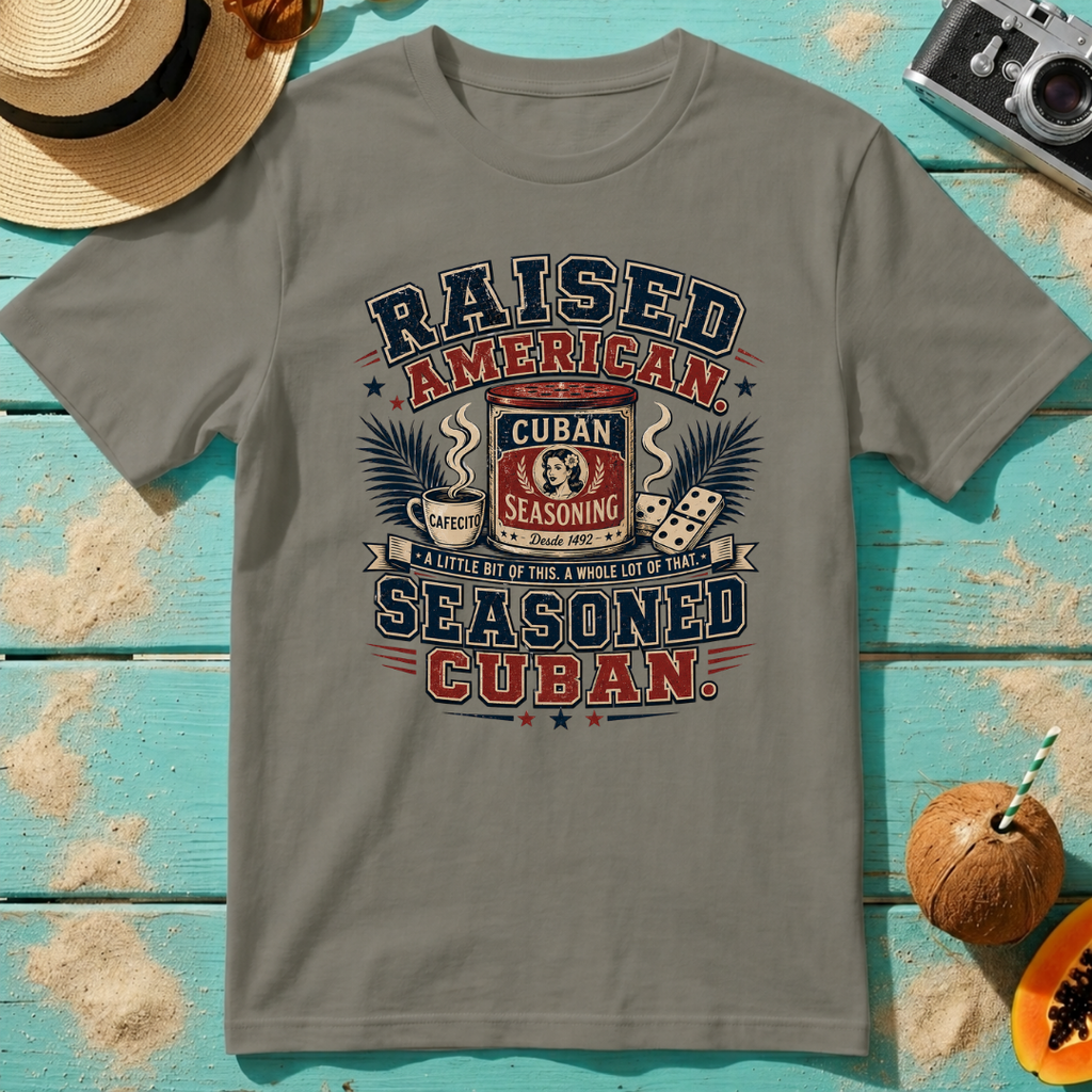 Raised American Seasoned Cuban