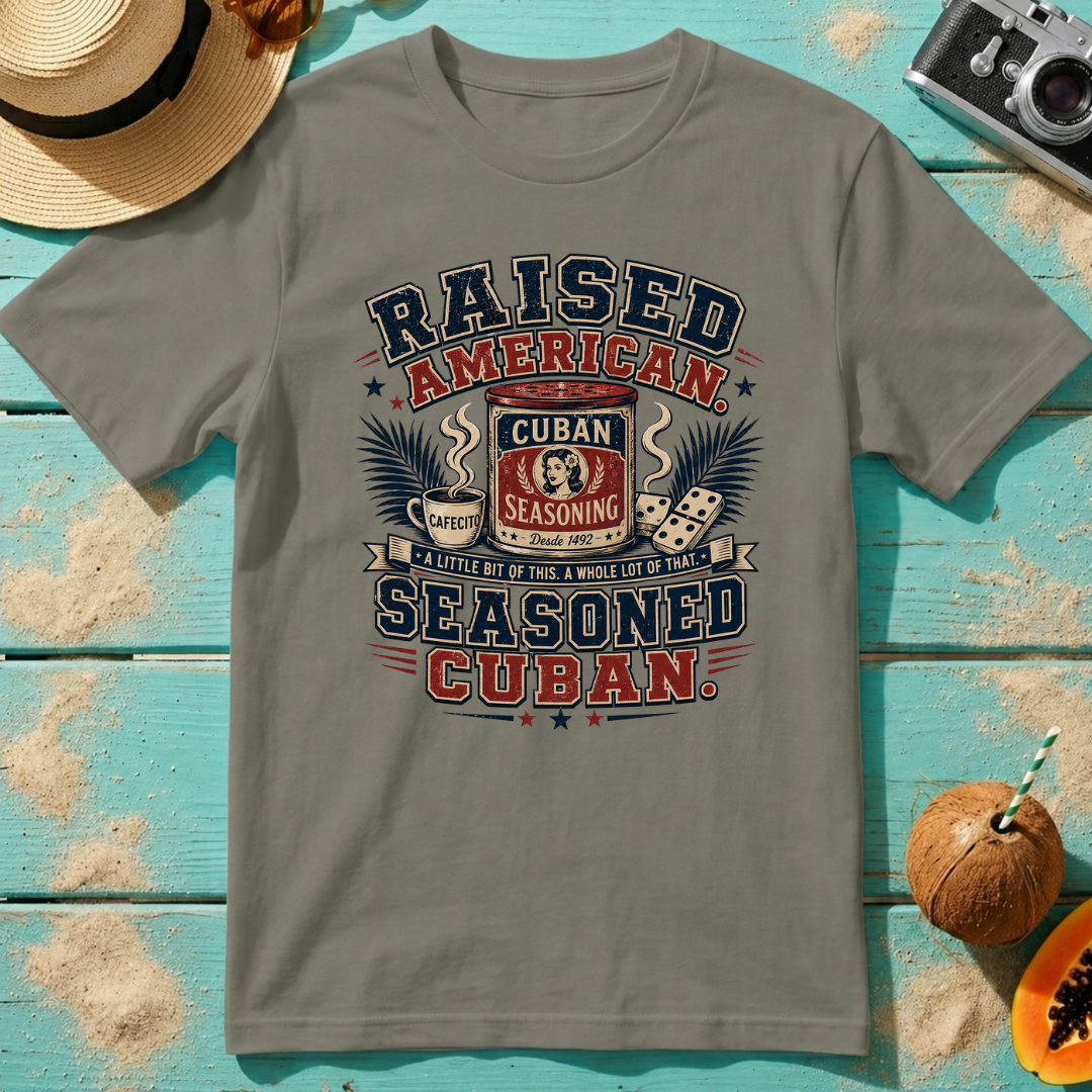 Raised American Seasoned Cuban
