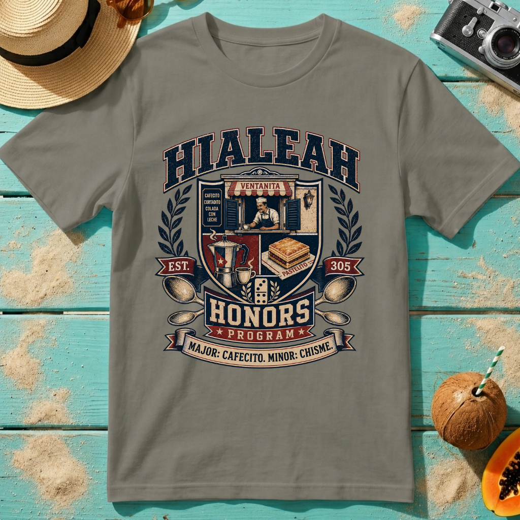 Hialeah Honors Program. Major: Cafecito. Minor: Chisme.