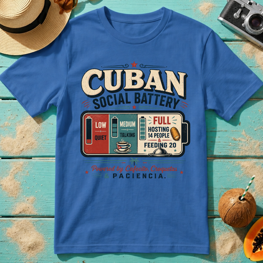 Cuban Social Battery: Low-Quiet, Medium-Talking, Full-Hosting 14 People and Feeding 20