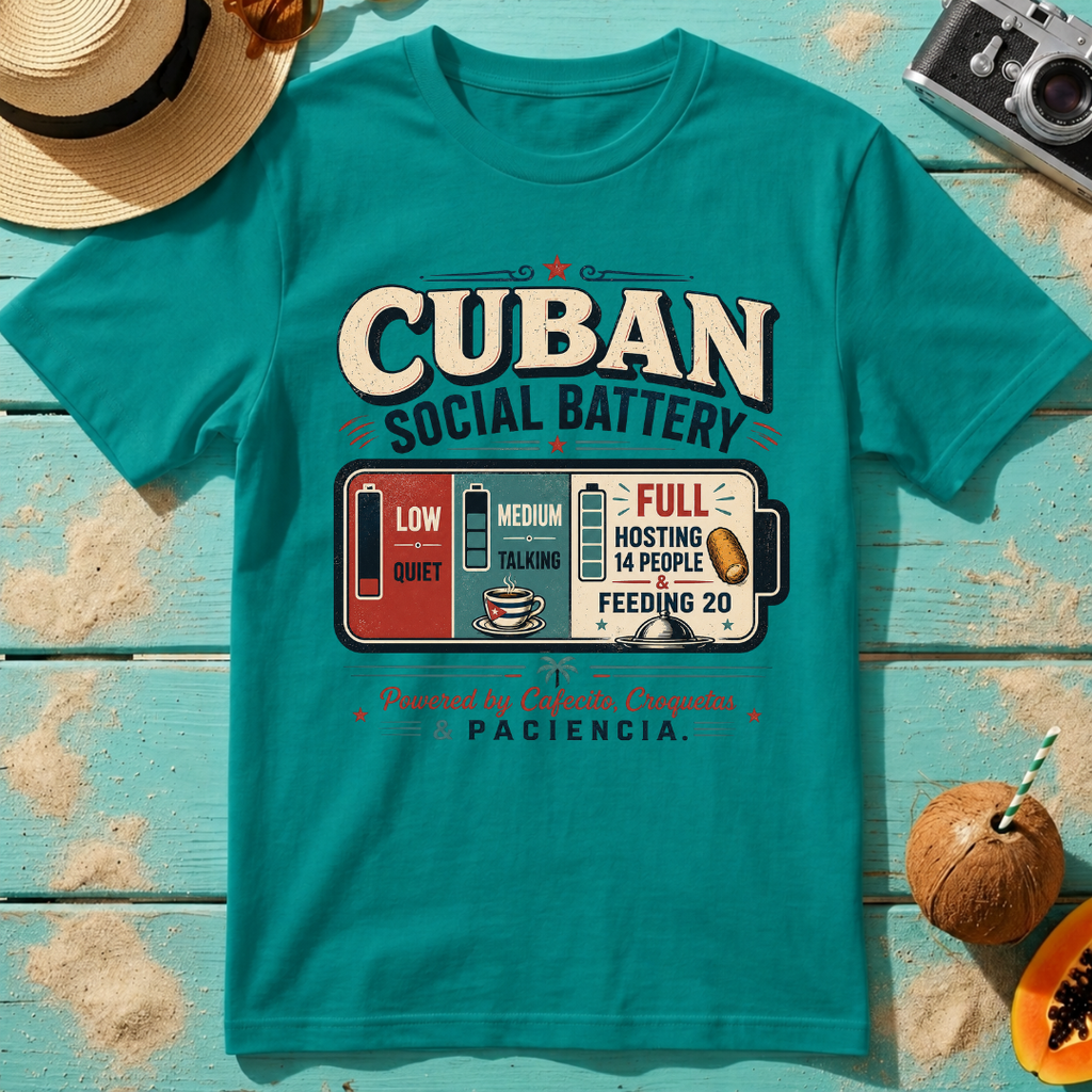 Cuban Social Battery: Low-Quiet, Medium-Talking, Full-Hosting 14 People and Feeding 20