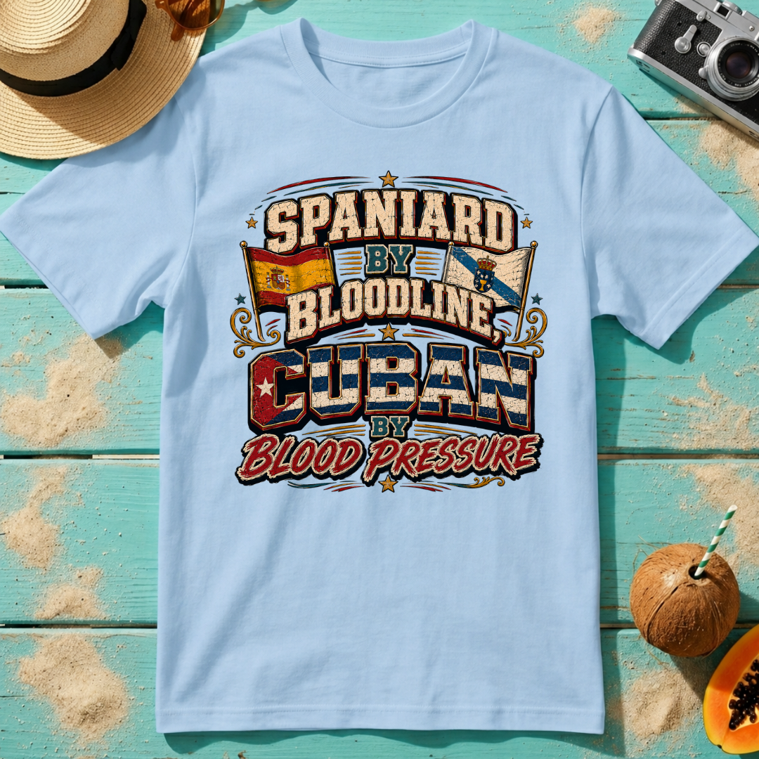 Spaniard by Bloodline, Cuban by Blood Pressure