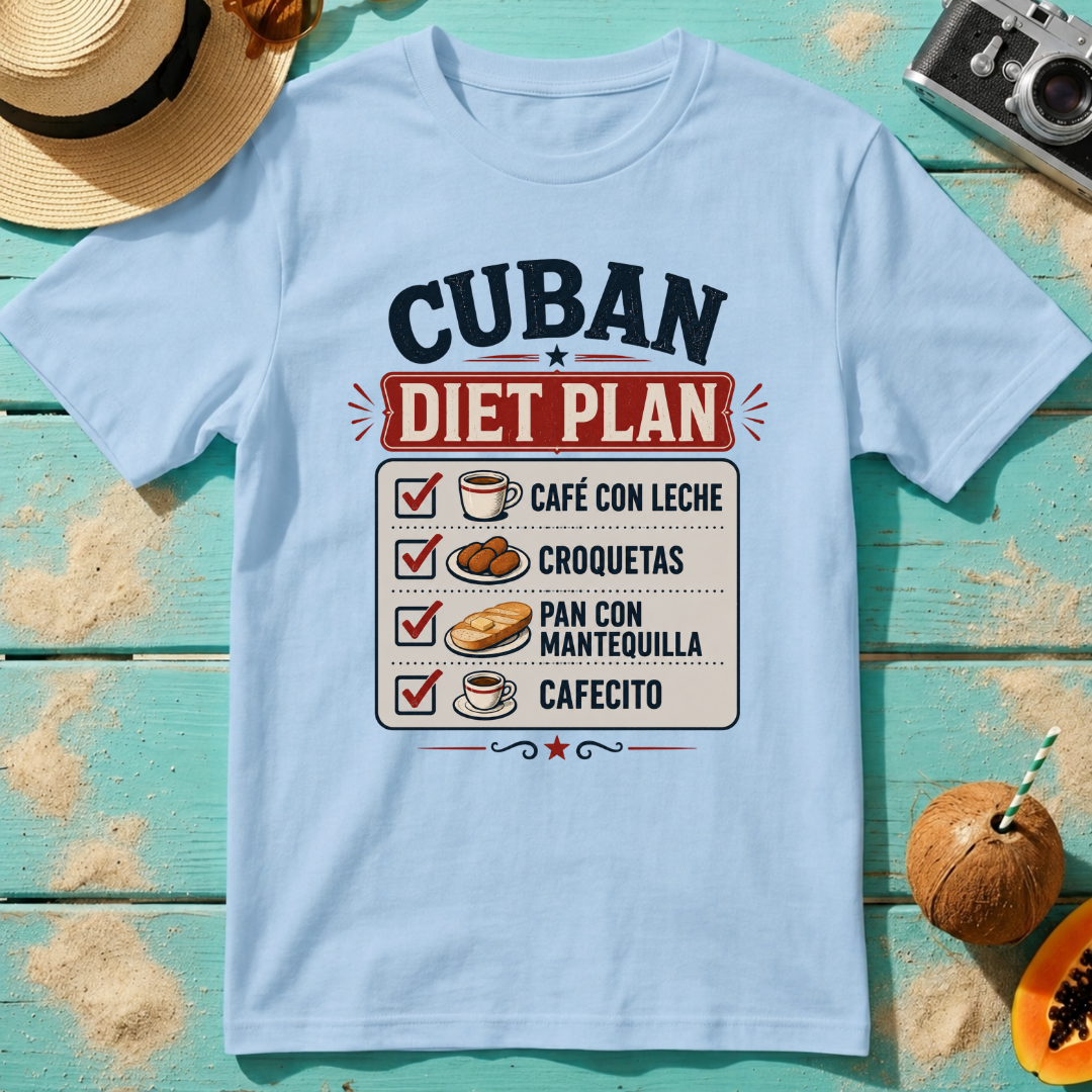 Cuban Diet Plan: Café Con Leche, Croquetas, Pan Con Mantequilla, Cafecito