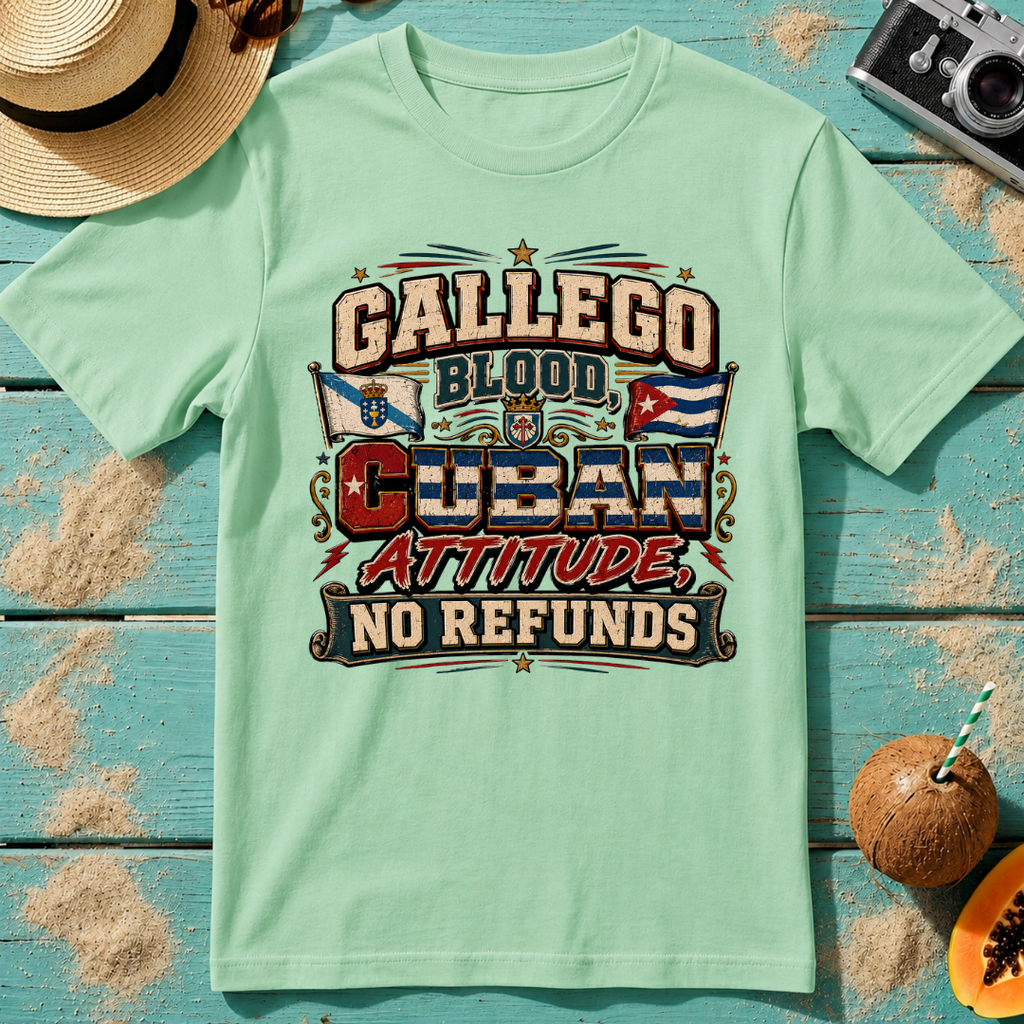 Gallego Blood, Cuban Attitude, No Refunds