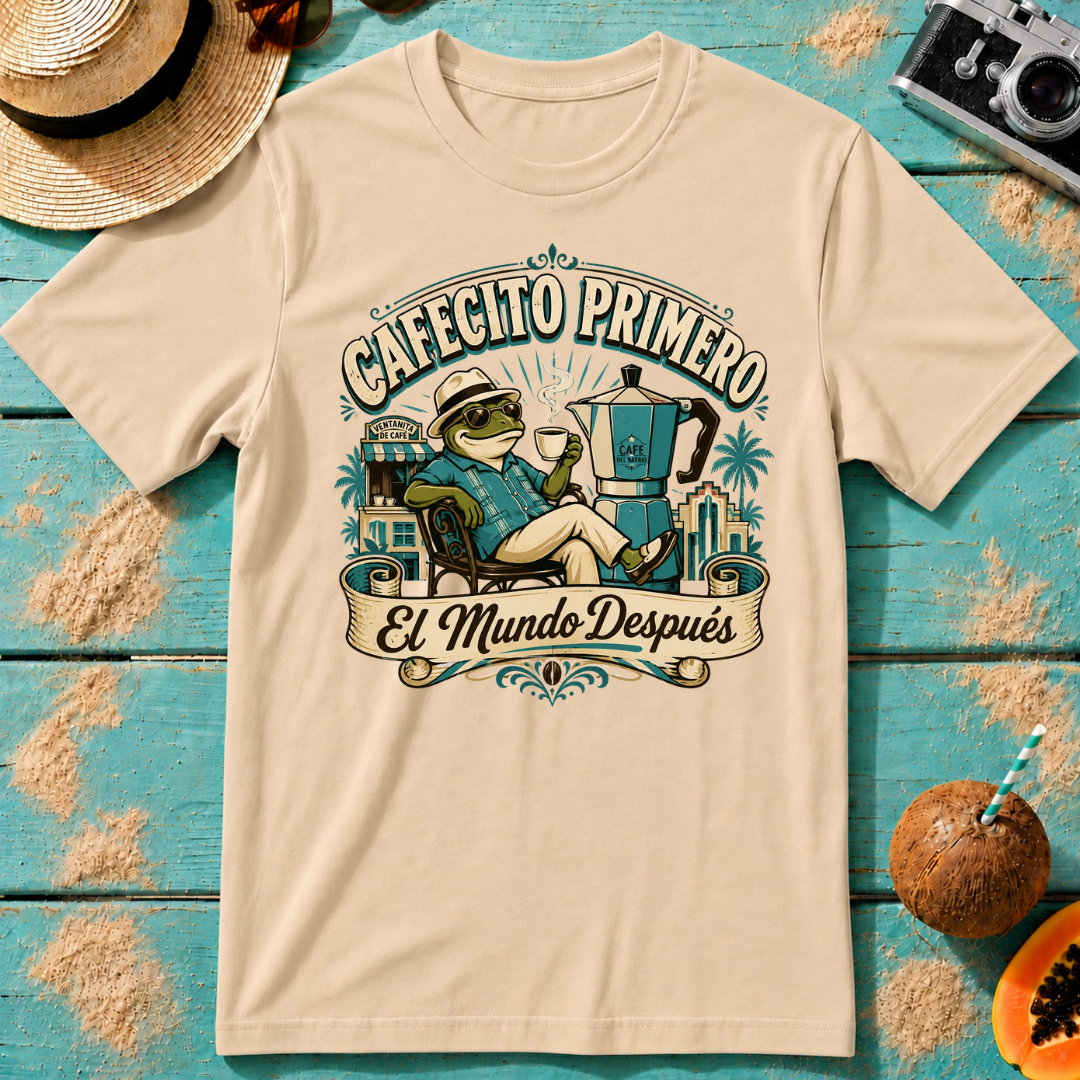 Cafecito Primero, El Mundo Después T-Shirt