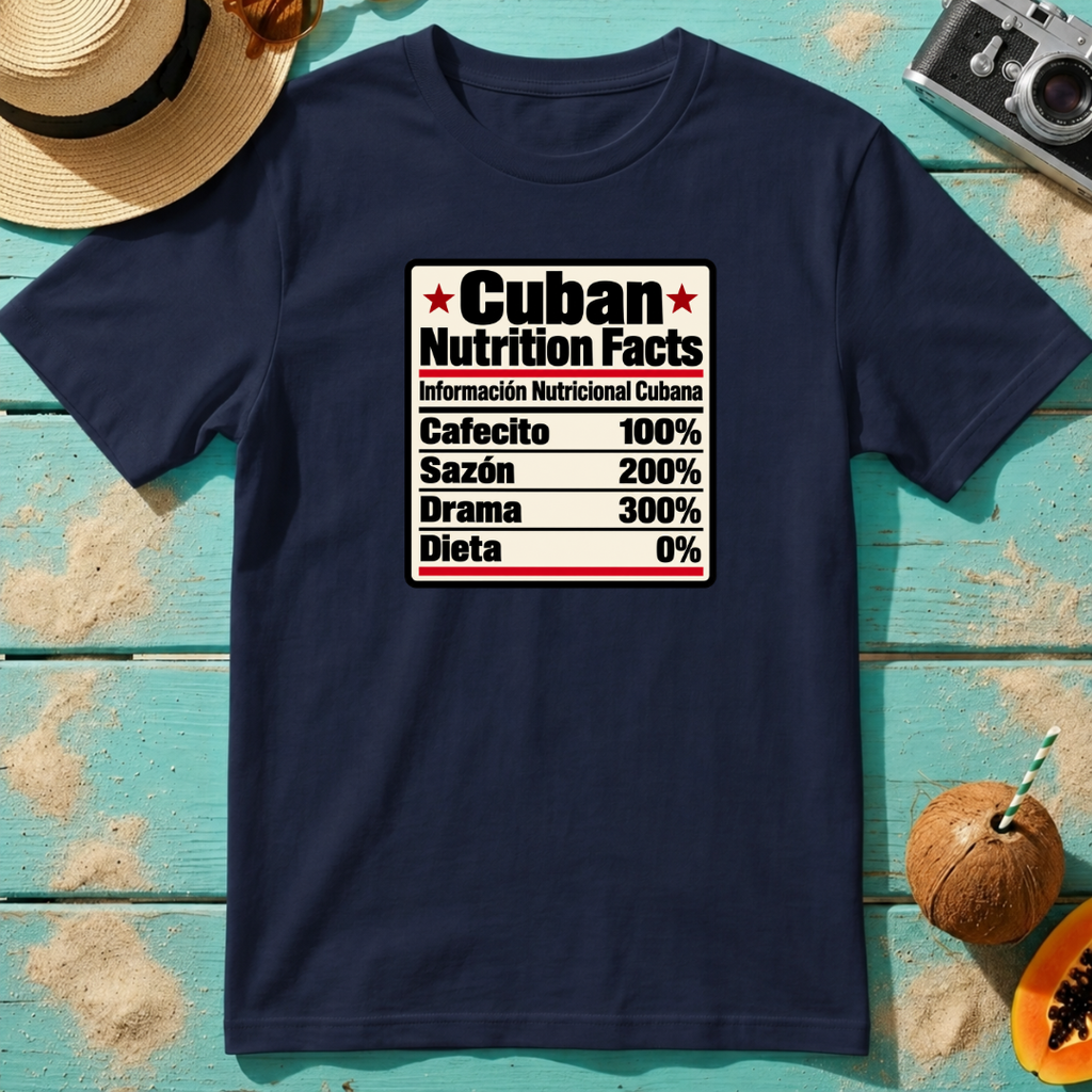 Cuban Nutrition Facts Label
