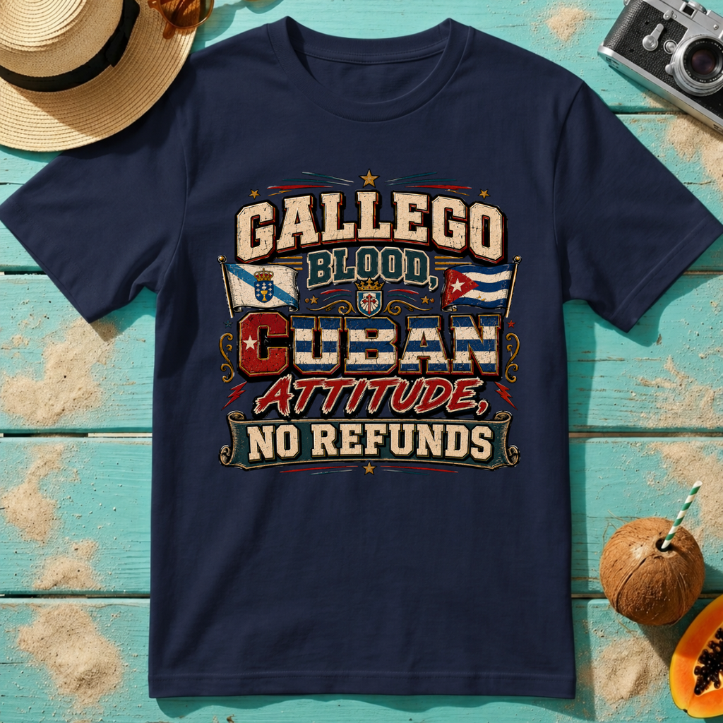 Gallego Blood, Cuban Attitude, No Refunds