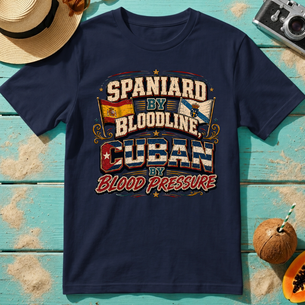 Spaniard by Bloodline, Cuban by Blood Pressure