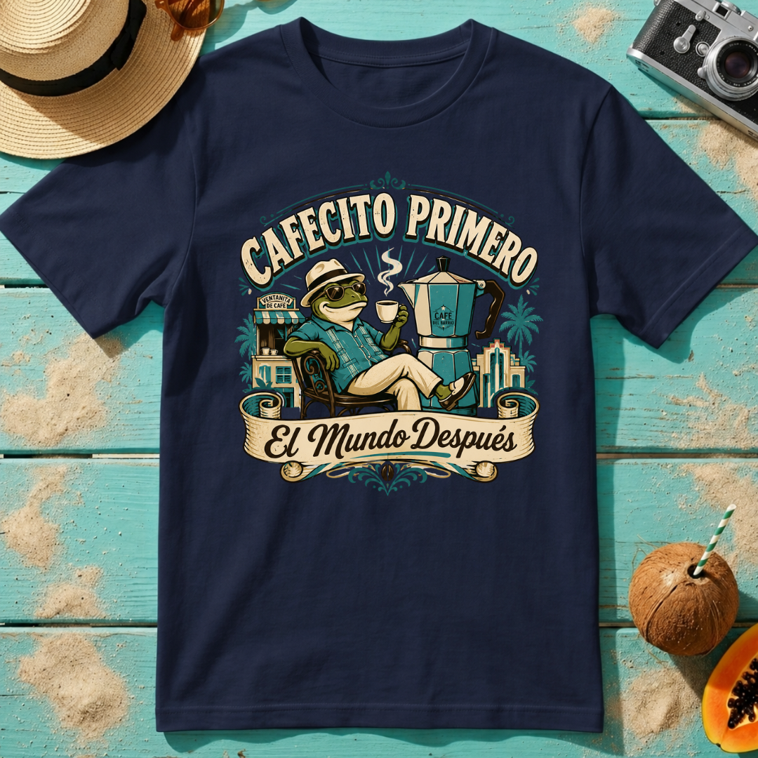 Cafecito Primero, El Mundo Después T-Shirt