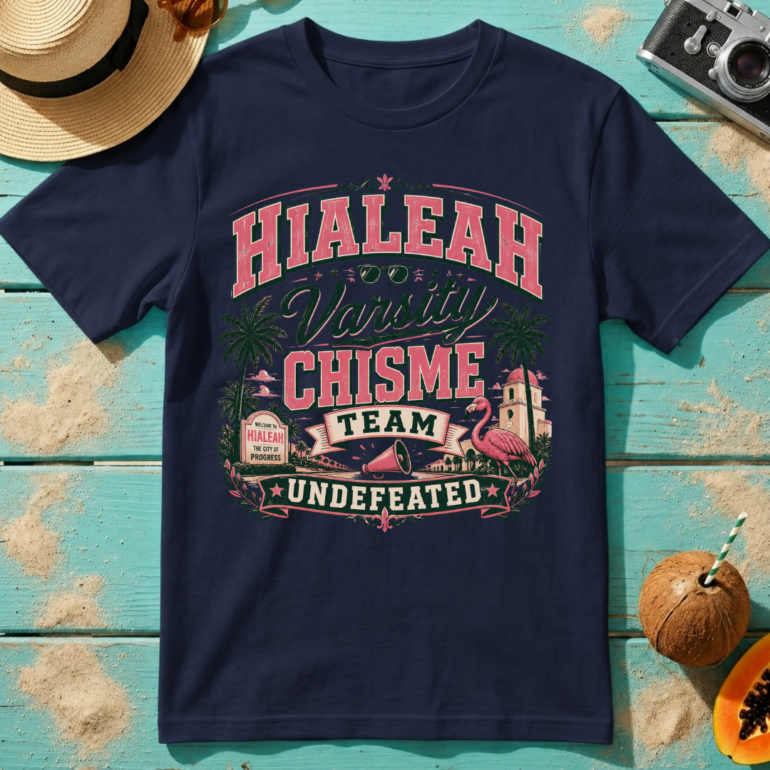Hialeah Varsity Chisme Team - Undefeated - Flamingo