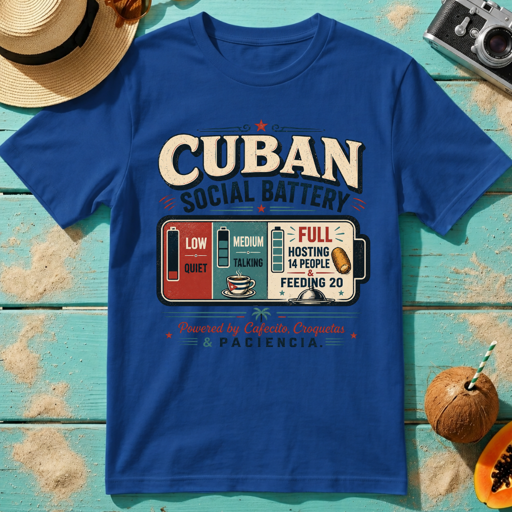 Cuban Social Battery: Low-Quiet, Medium-Talking, Full-Hosting 14 People and Feeding 20