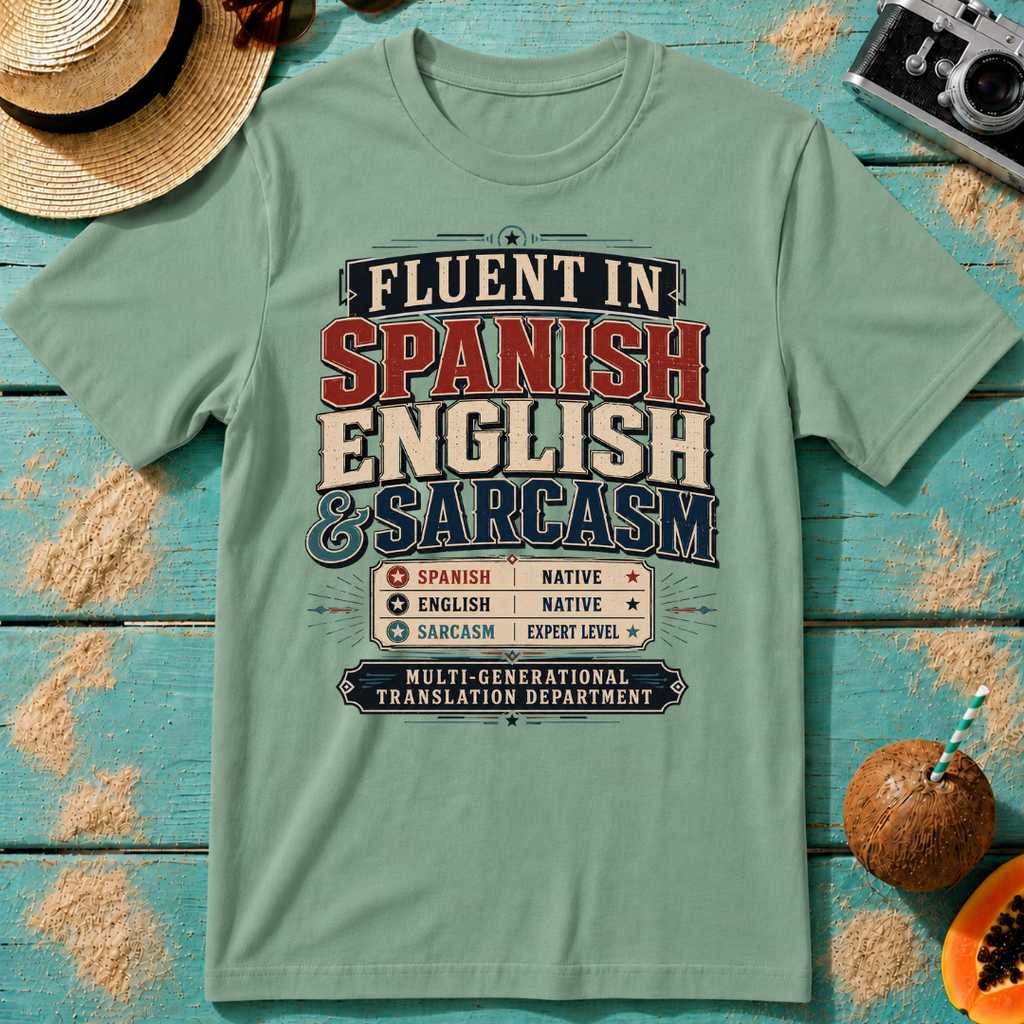 Fluent In Spanish, English & Sarcasm