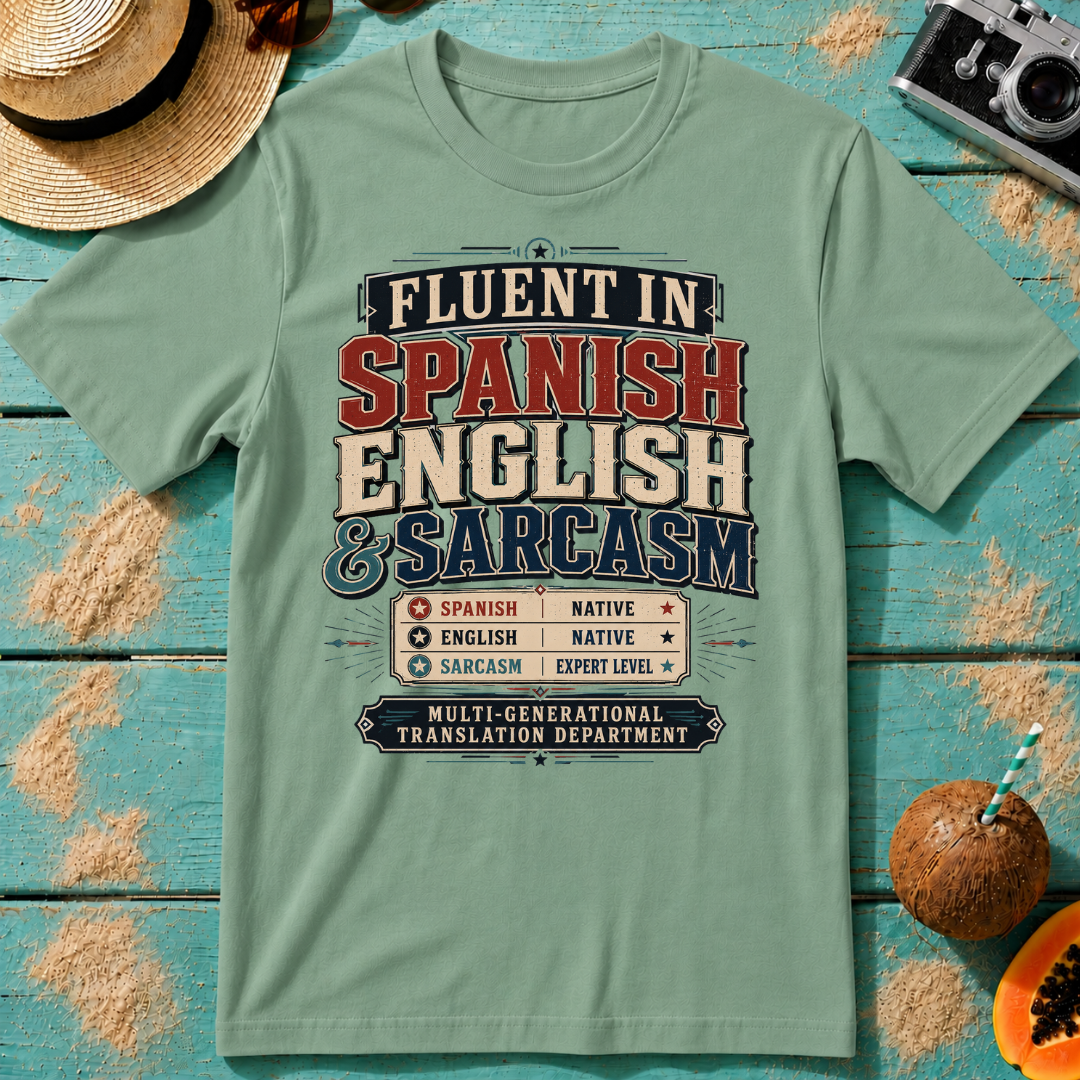 Fluent In Spanish, English & Sarcasm