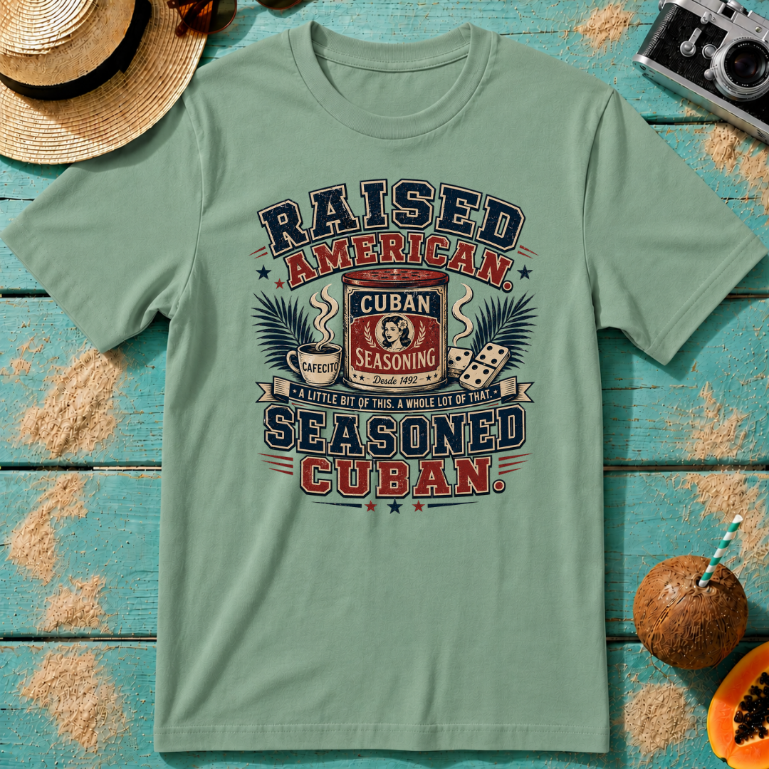Raised American Seasoned Cuban