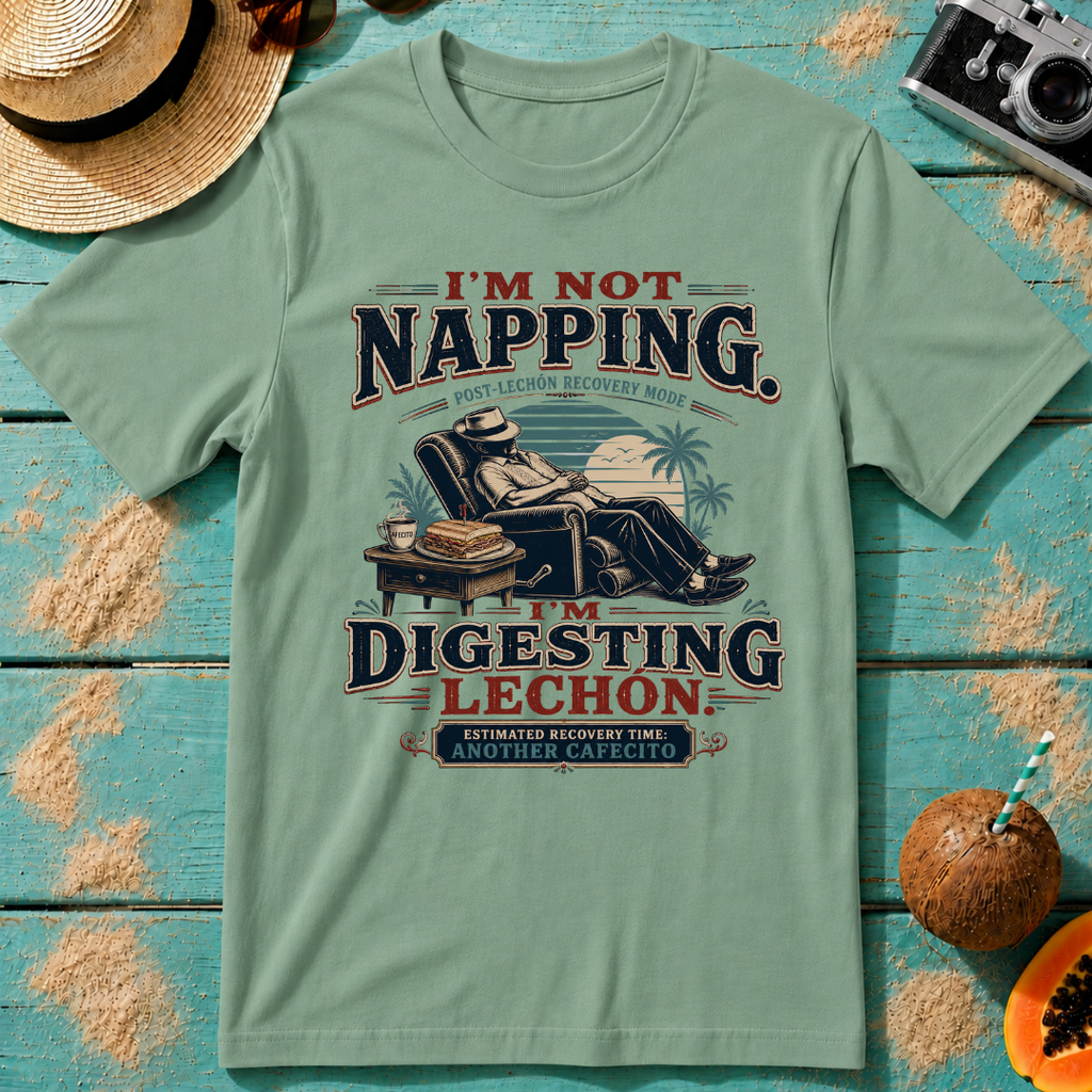 I'm Not Napping. I'm Digesting Lechón.