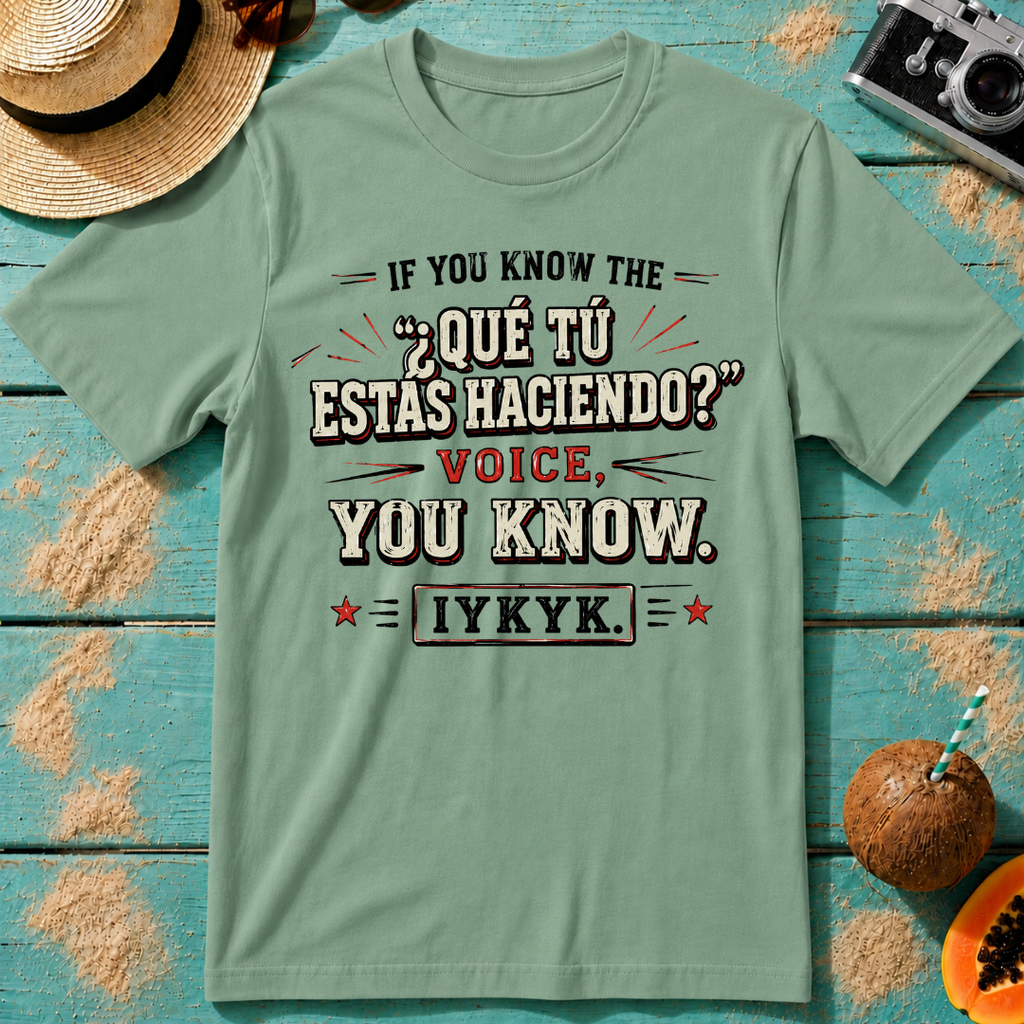 If You Know the ¿Qué Tú Estas Haciendo Voice, IYKYK