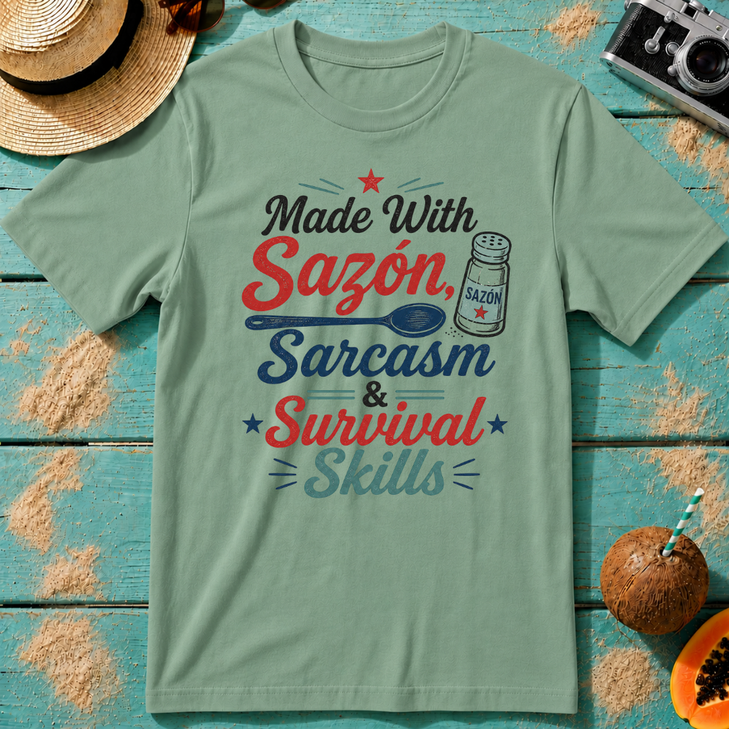 Made With Sazón, Sarcasm & Survival Skills