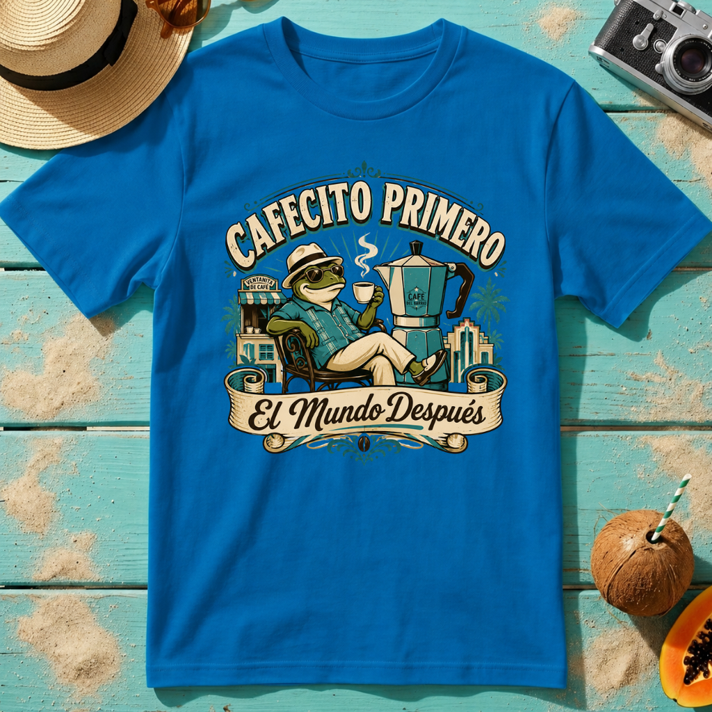 Cafecito Primero, El Mundo Después T-Shirt