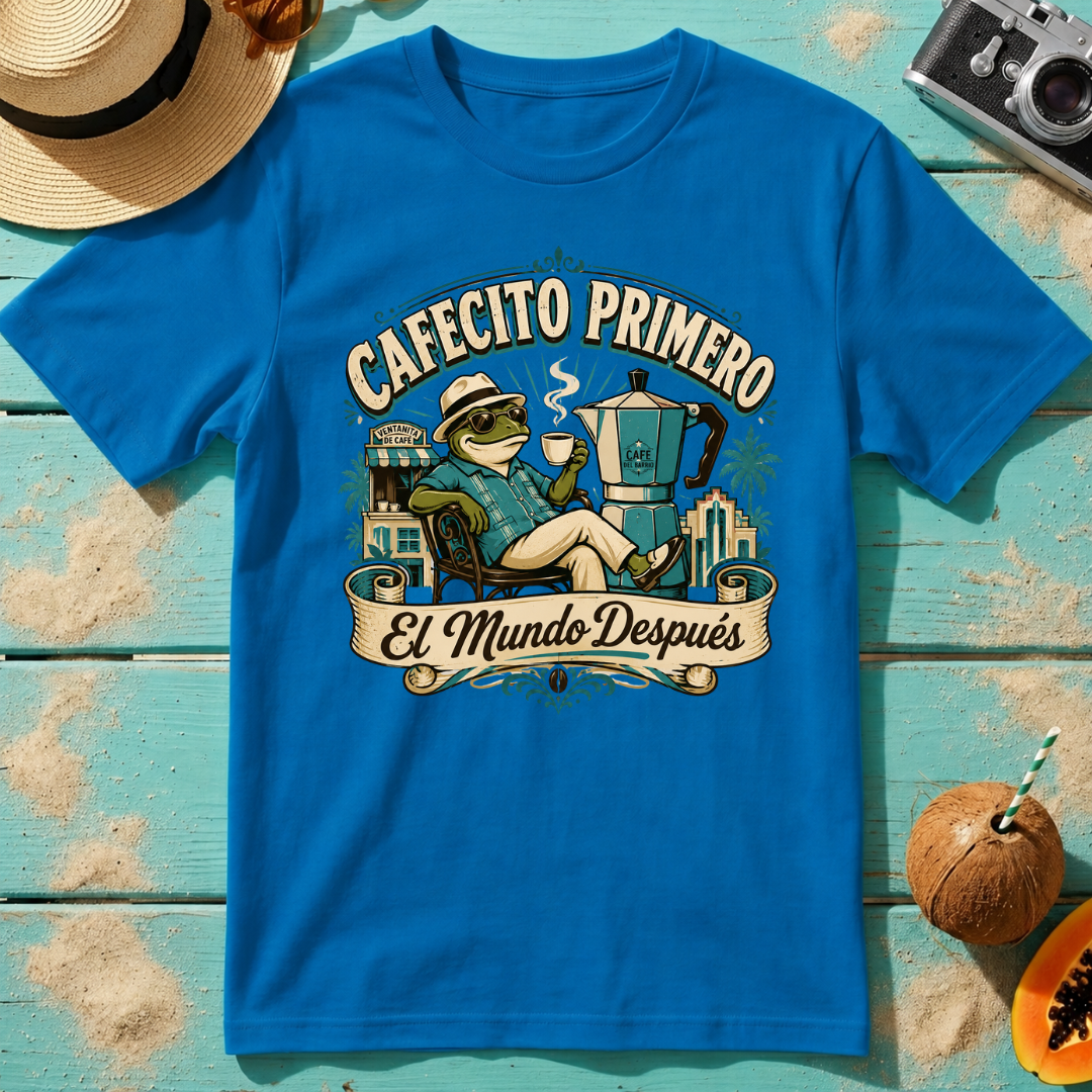 Cafecito Primero, El Mundo Después T-Shirt