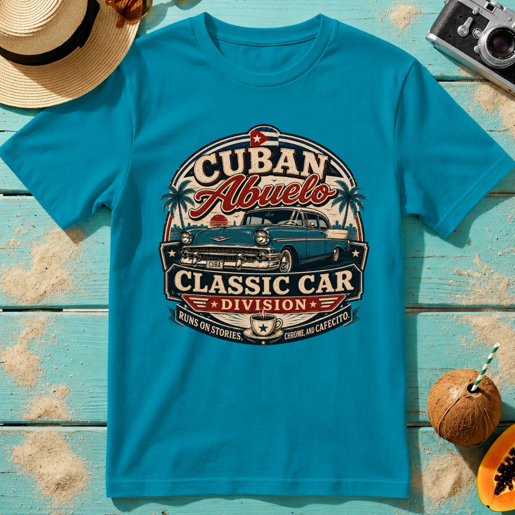 Cuban Abuelo - Classic Car Division T-Shirt
