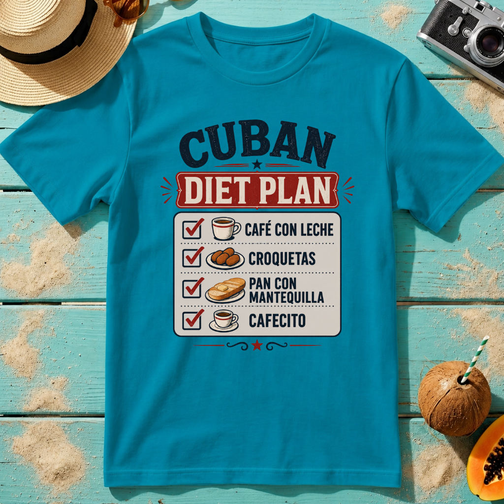 Cuban Diet Plan: Café Con Leche, Croquetas, Pan Con Mantequilla, Cafecito