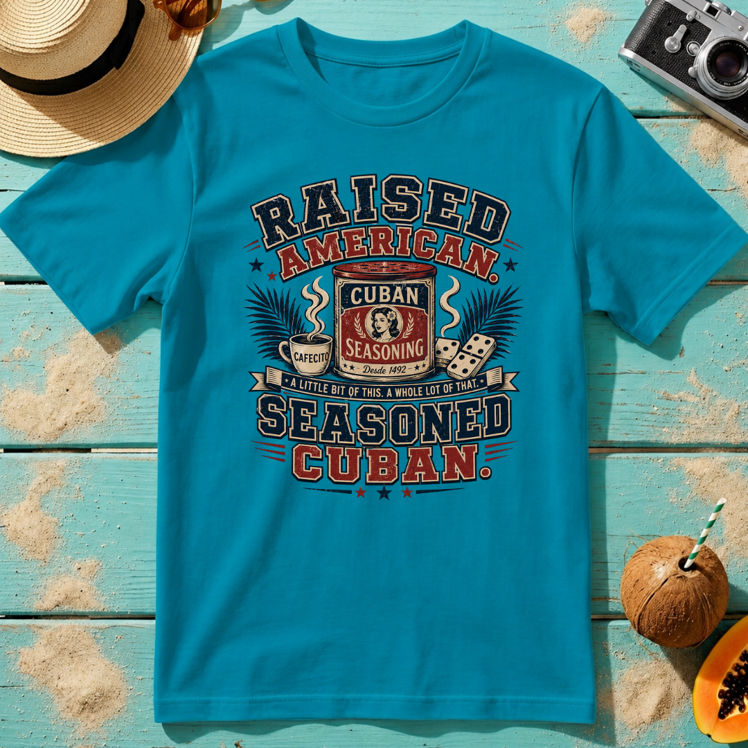 Raised American Seasoned Cuban