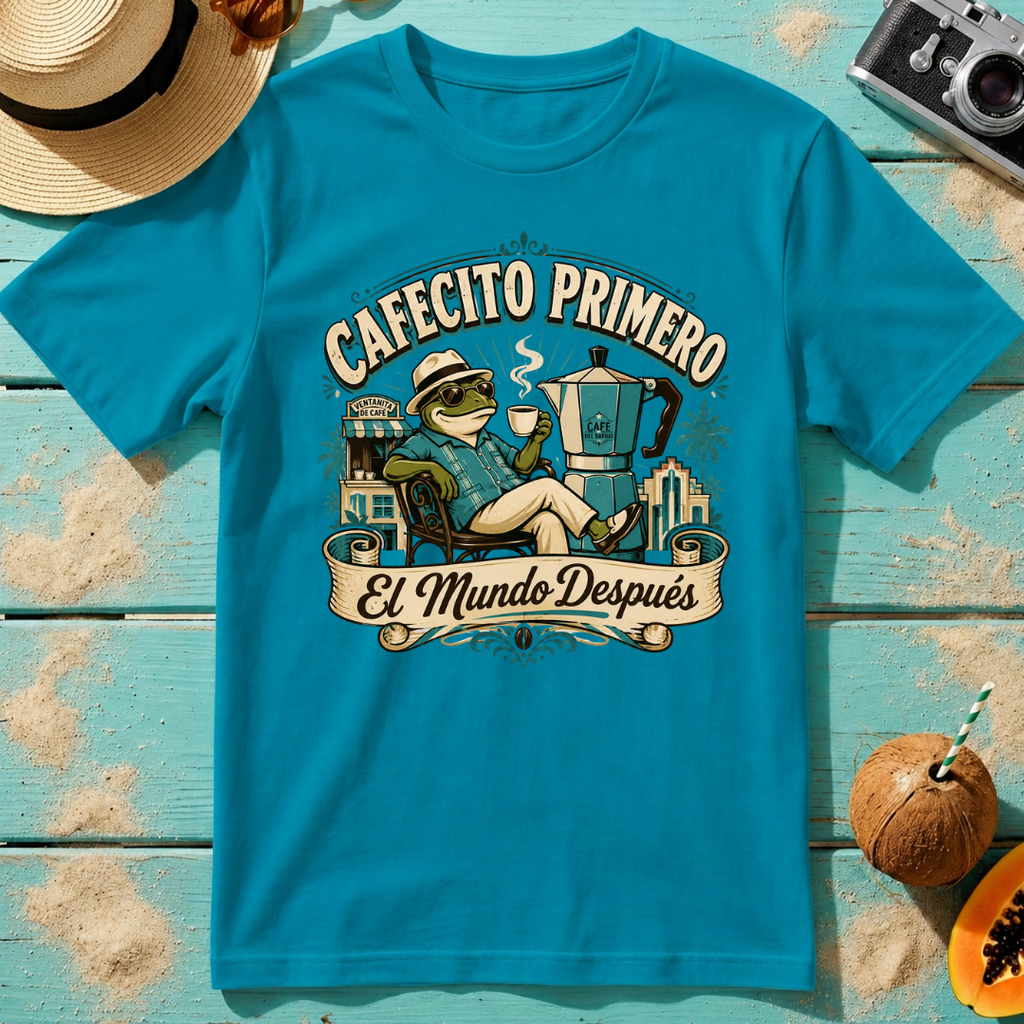 Cafecito Primero, El Mundo Después T-Shirt