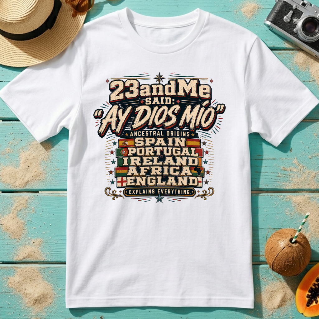 23andMe Said: “Ay Dios Mío" Ancestral Origin - Spain, Portugal, Ireland, Africa, England