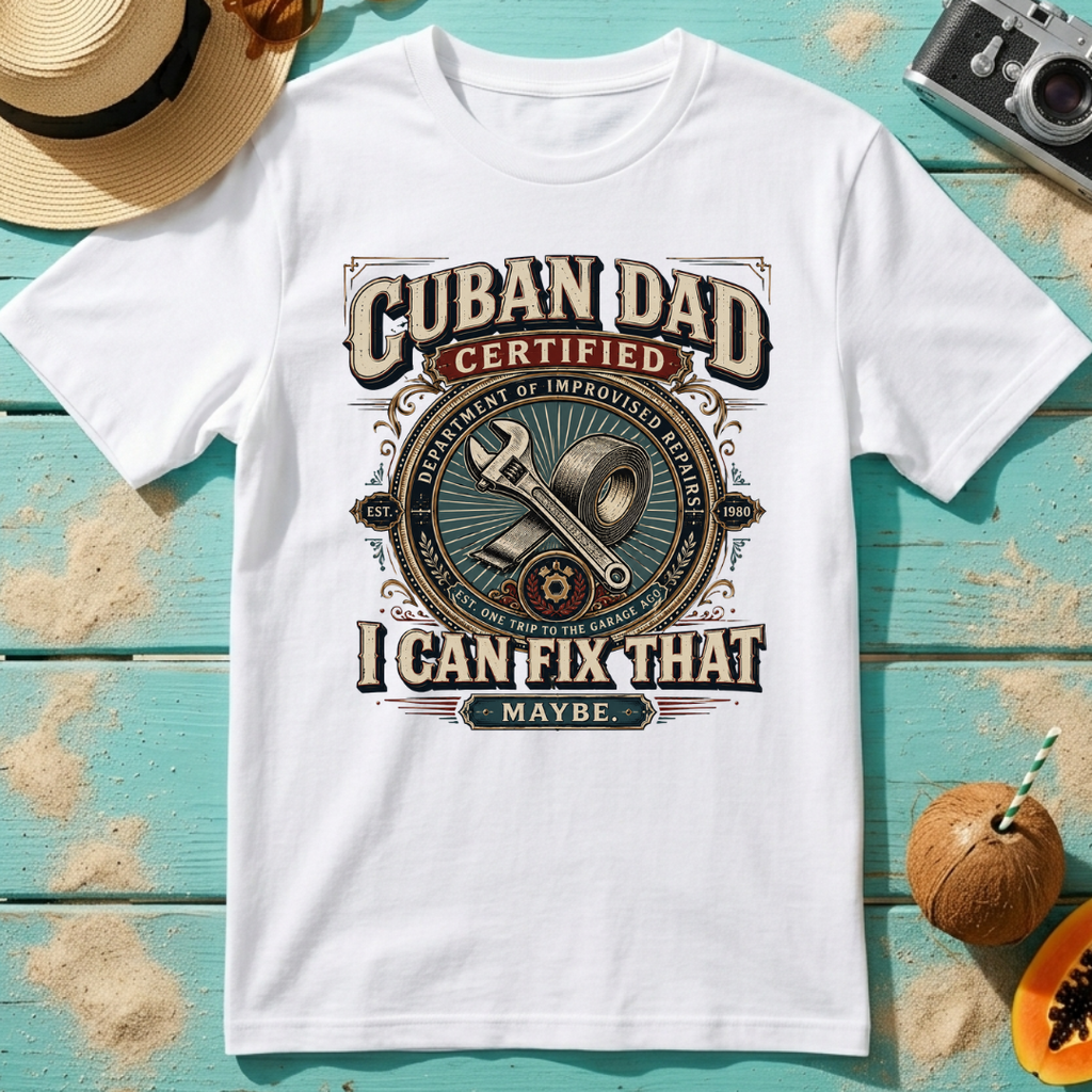 Cuban Dad Certified - I Can Fix That...Maybe