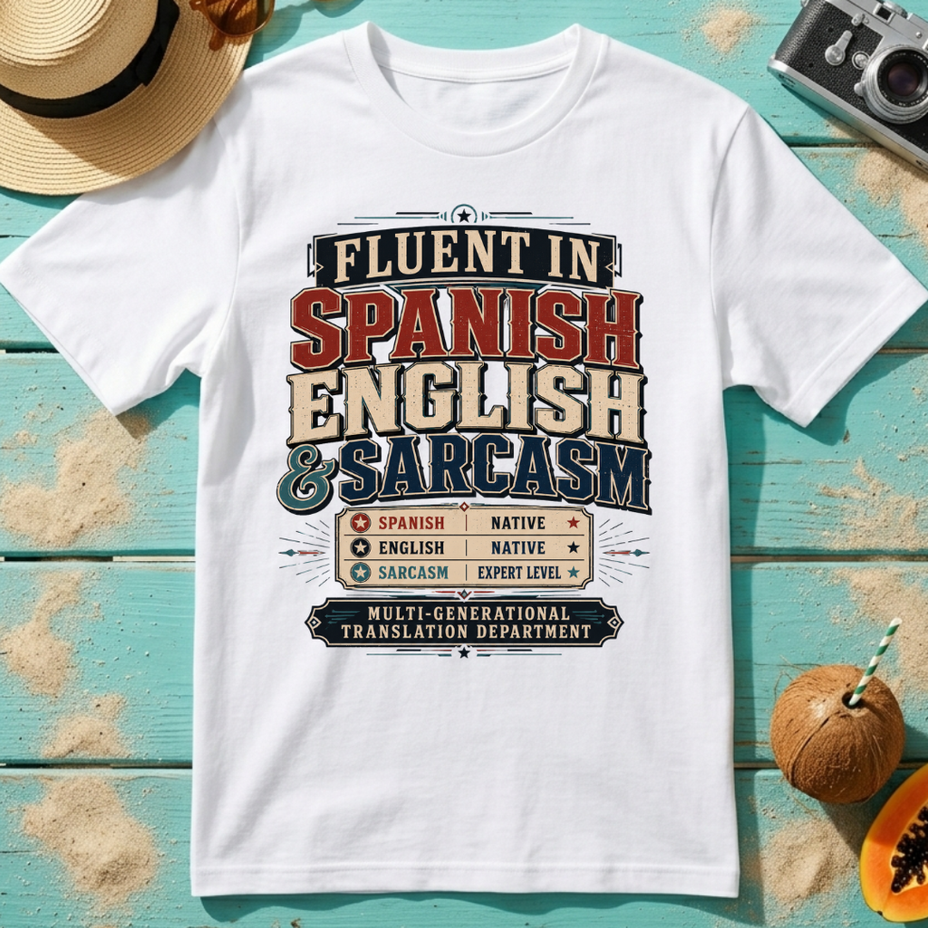 Fluent In Spanish, English & Sarcasm