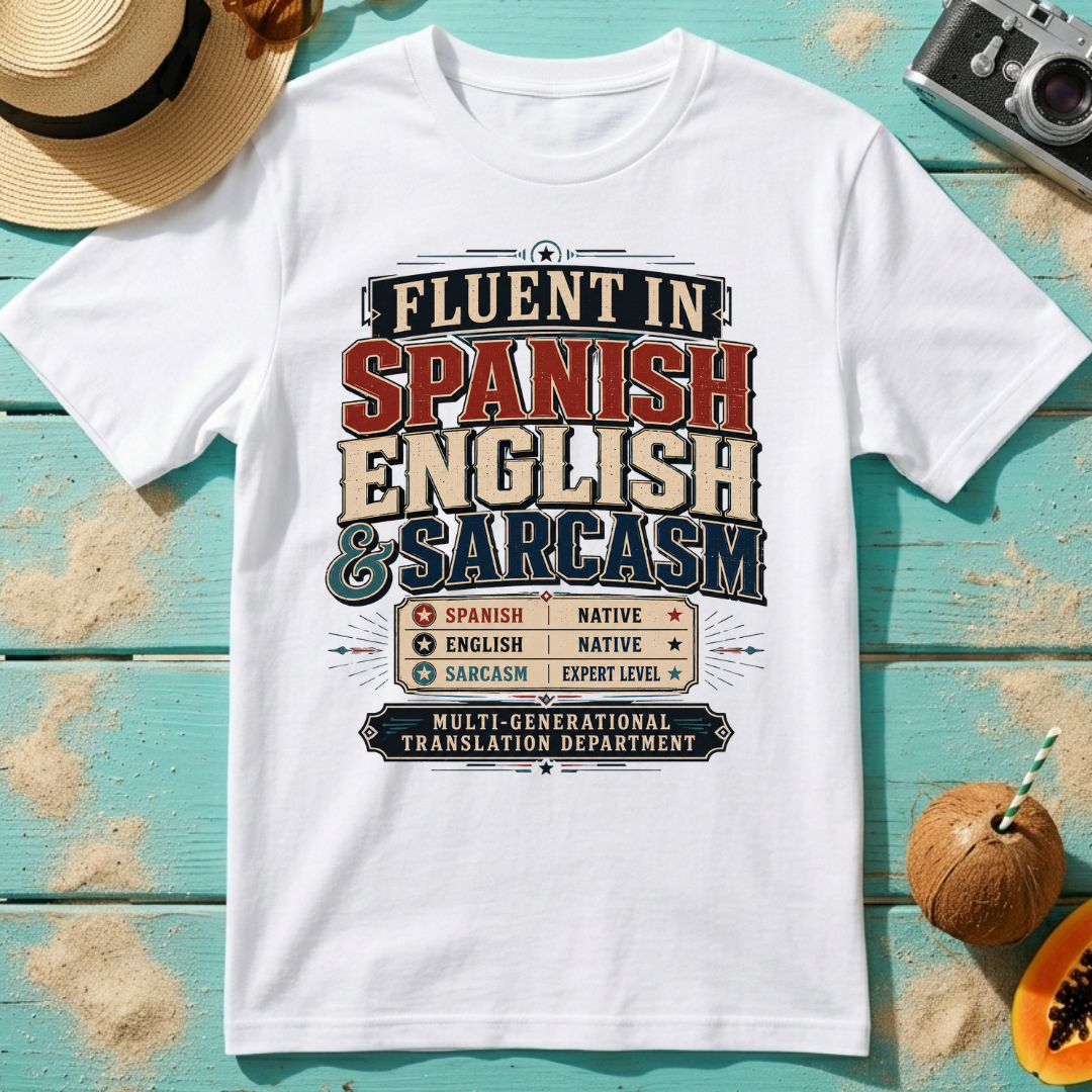 Fluent In Spanish, English & Sarcasm