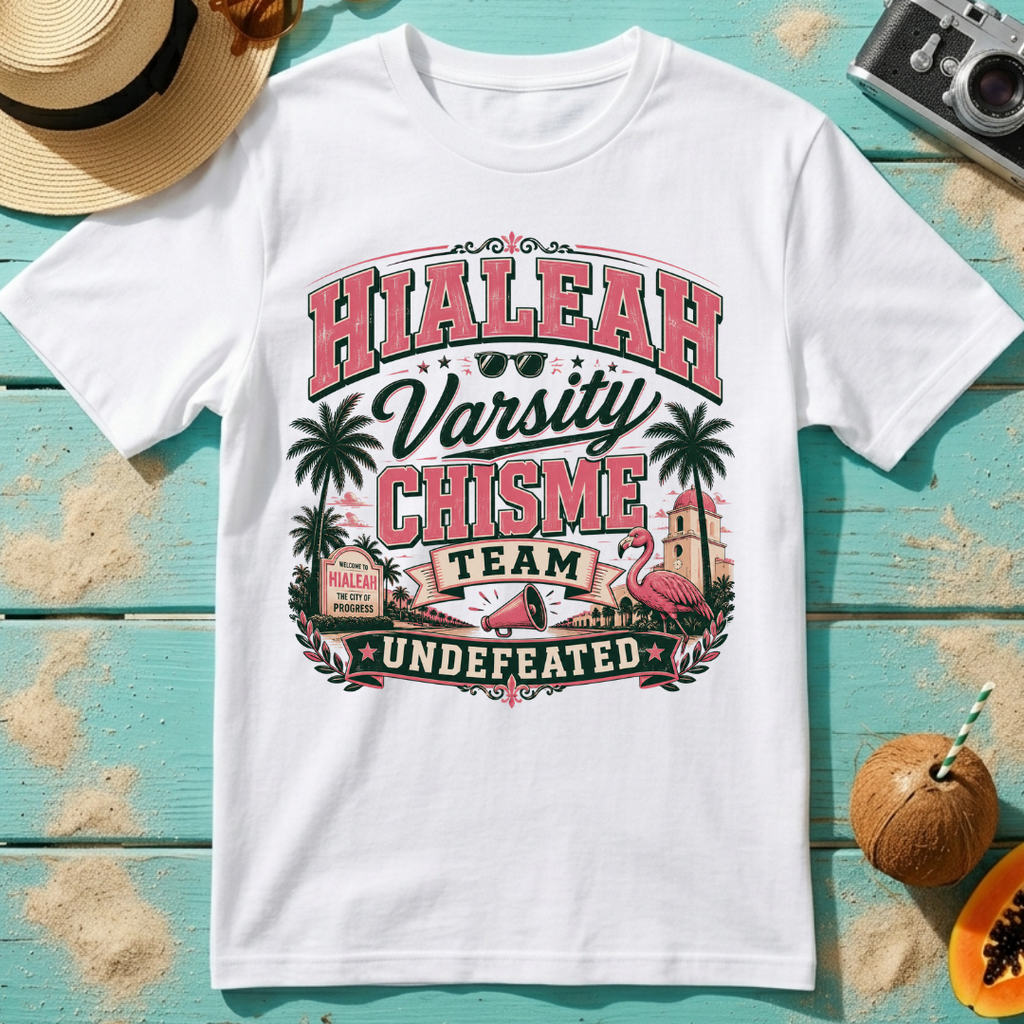 Hialeah Varsity Chisme Team - Undefeated - Flamingo