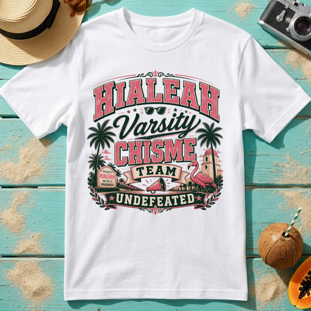 Hialeah Varsity Chisme Team - Undefeated - Flamingo